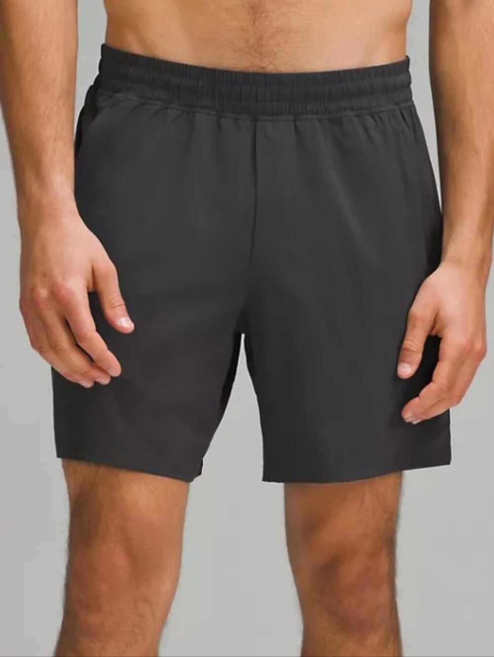 Lululemon Pace Breaker Linerless Classic Black Elastic Waist Shorts Size Small